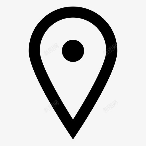 位置标记地图导航图标svg_新图网 https://ixintu.com pin 位置标记 地图 导航