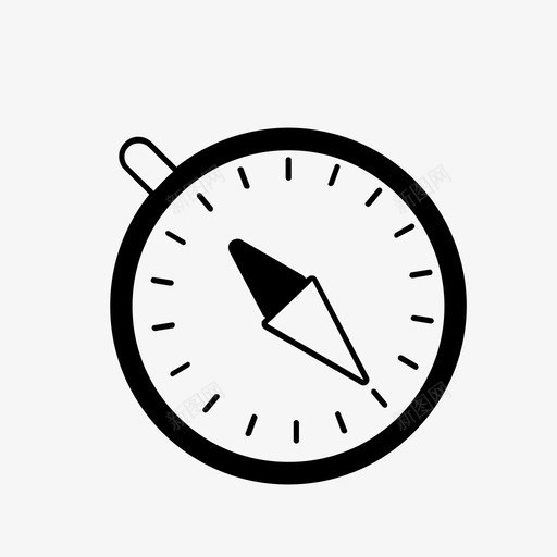 指南针探索查找图标svg_新图网 https://ixintu.com 导航 指南针 探索 搜索 查找