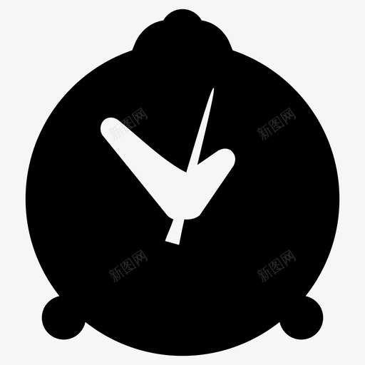 闹钟小时时间图标svg_新图网 https://ixintu.com 小时 时间 计时器 闹钟