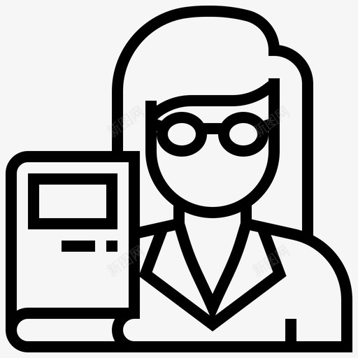 教育家知识学问图标svg_新图网 https://ixintu.com 学校 学问 教师 教授 教育 教育家 知识