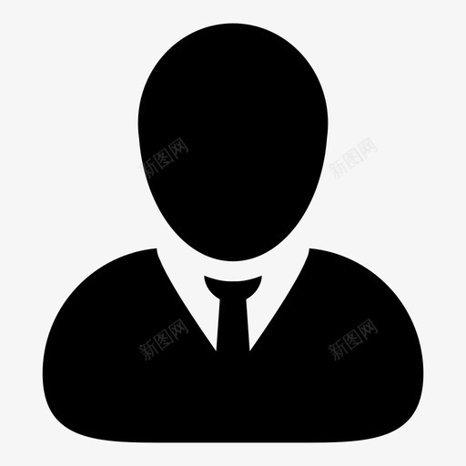 商人头像人图标svg_新图网 https://ixintu.com 人 商人 头像 概况向量图标 用户