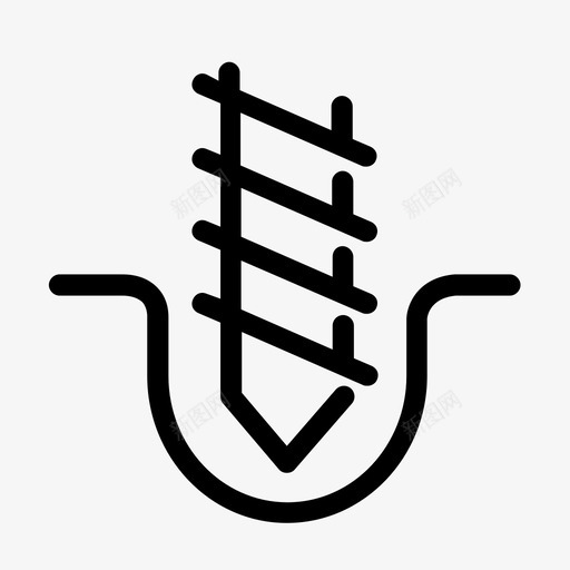 钻井建筑工程图标svg_新图网 https://ixintu.com 工业 工业油气动力概述 工程 建筑 钻井