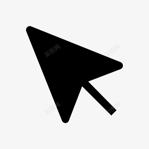 鼠标箭头单击光标图标svg_新图网 https://ixintu.com 光标 单击 指针 鼠标箭头