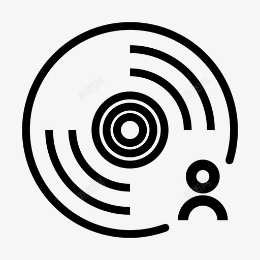 用户光盘光盘联系人图标svg_新图网 https://ixintu.com 光盘 光盘卷1 存储 数据 用户光盘 联系人