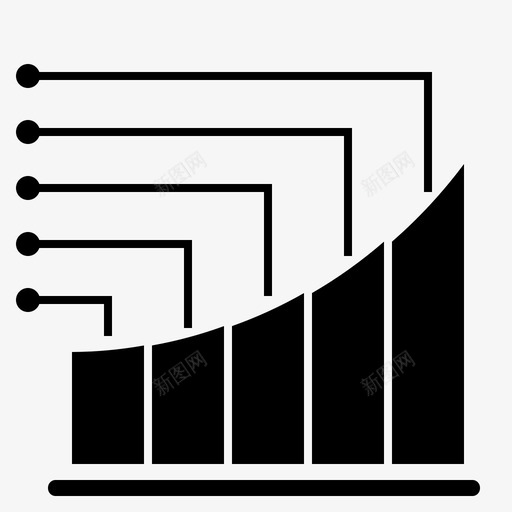 分析条形图列图标svg_新图网 https://ixintu.com 信息图 信息图元素 分析 列 图 条形图 统计