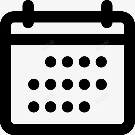 日历任务管理器日历每日日历图标svg_新图网 https://ixintu.com 具有独特的风格 剪切一组可爱的线条图标 周日历 挂历 日历 日历任务管理器 每日日历 非常适合用户界面和基于24x24像素网格的功能图形