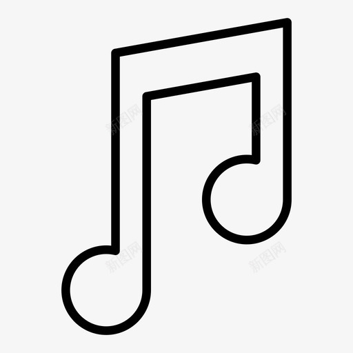 音乐备忘音频媒体图标svg_新图网 https://ixintu.com 媒体 歌曲 音乐备忘 音频