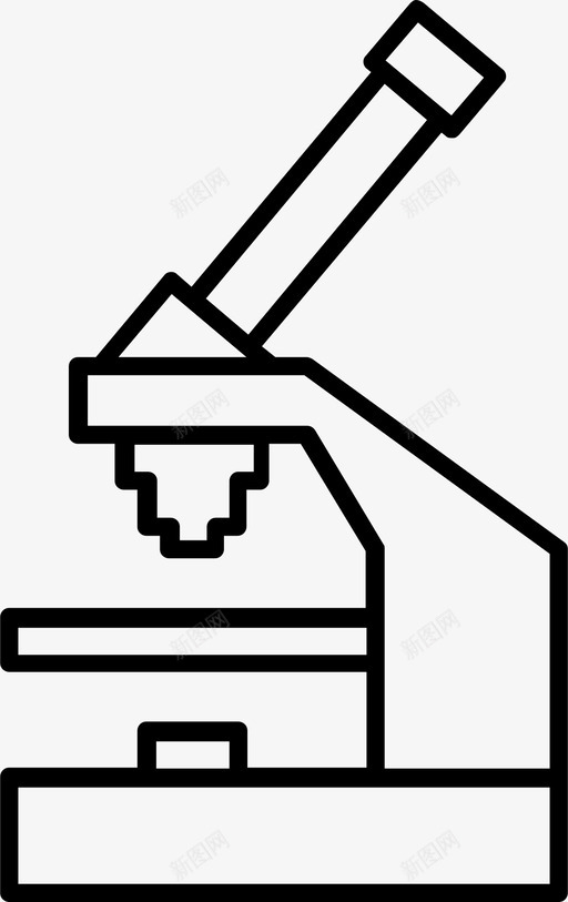 显微镜生物学实验室图标svg_新图网 https://ixintu.com 实验室 教育 显微镜 生物学 研究 科学