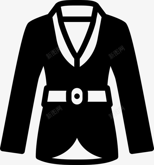 外套衣服时尚图标svg_新图网 https://ixintu.com 外套 女人 女人的衣服 时尚 衣服
