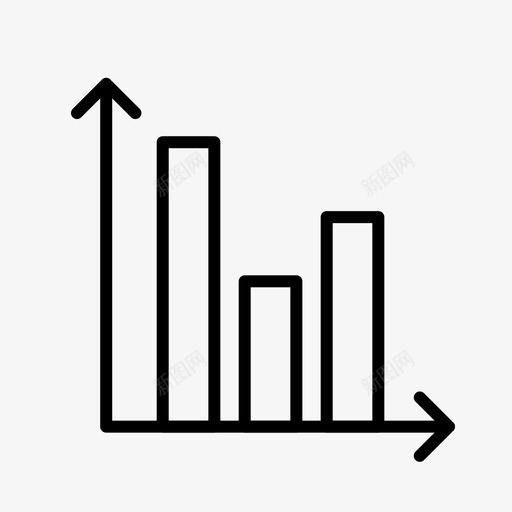 柱状图分析图表图标svg_新图网 https://ixintu.com 业务 分析 图表 柱状图