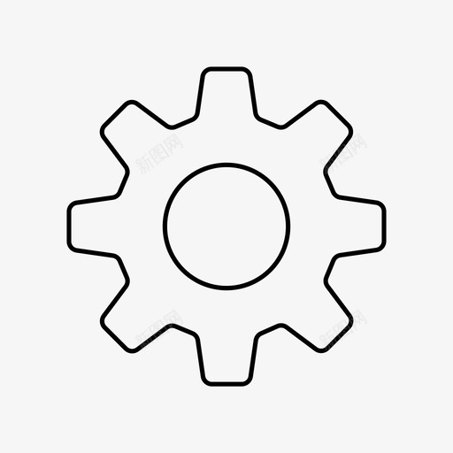 设置齿轮选项图标svg_新图网 https://ixintu.com 设置 设置齿轮集合 选项 齿轮