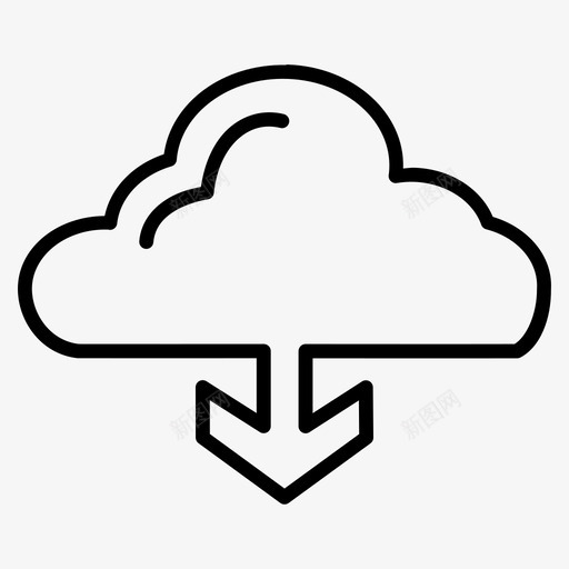 云雨季节图标svg_新图网 https://ixintu.com 云 天气 季节 网页开发卷2 雨