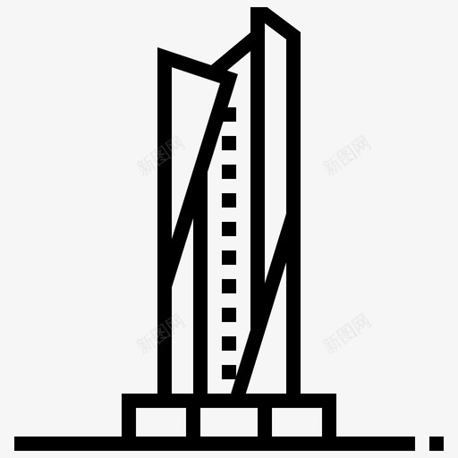 哈姆拉大厦大厦地标图标svg_新图网 https://ixintu.com 哈姆拉大厦 地标 城镇 大厦