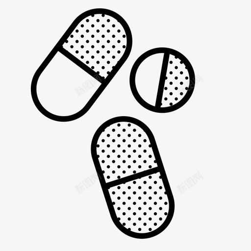 药丸医生药物图标svg_新图网 https://ixintu.com 医生 疾病 药丸 药房 药房图标集 药物