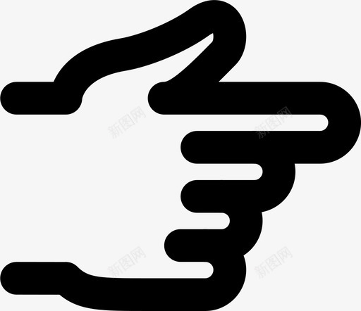 显示右侧手指手势图标svg_新图网 https://ixintu.com smashicons手势2md大纲 手 手势 手指 显示右侧