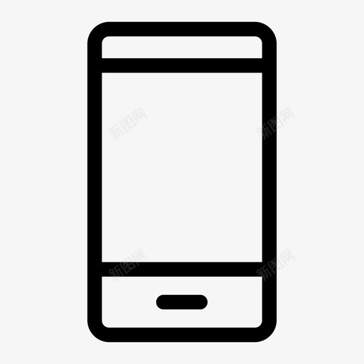 手机电子智能手机图标svg_新图网 https://ixintu.com 平板电脑 手机 智能手机 电子