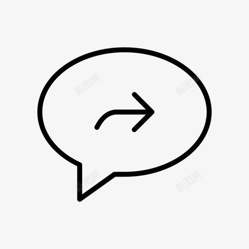 转发消息评论图标svg_新图网 https://ixintu.com 评论 转发消息