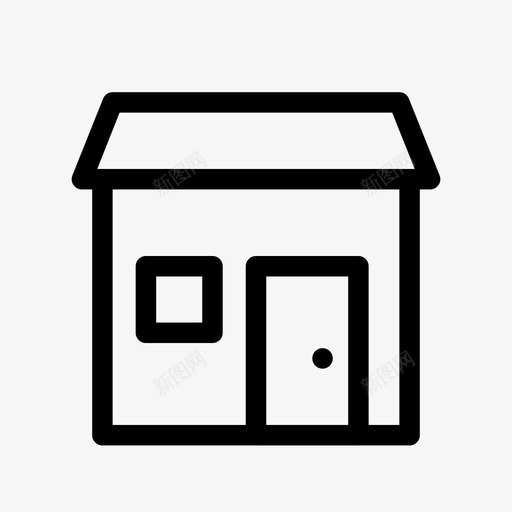 主页建筑物房屋图标svg_新图网 https://ixintu.com 主页 建筑物 房屋