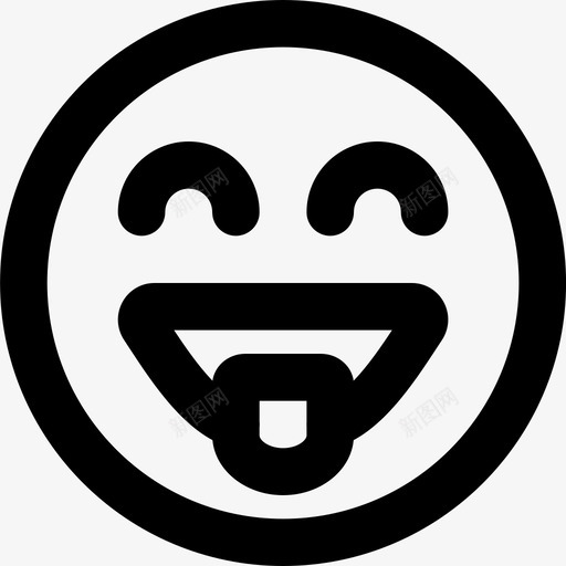 傻瓜表情符号表情图标svg_新图网 https://ixintu.com 傻瓜 漂亮图标表情2md大纲 脸 表情 表情符号
