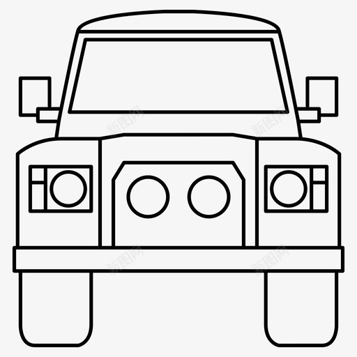 系列2汽车路虎图标svg_新图网 https://ixintu.com 汽车 系列2 系列2系列 路虎 车辆