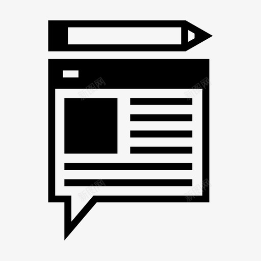 博客管理博客内容图标svg_新图网 https://ixintu.com 内容 博客 博客管理 搜索引擎优化营销i 文案