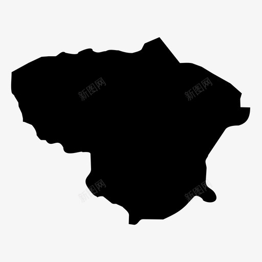 立陶宛国家欧洲图标svg_新图网 https://ixintu.com 国家 地图 欧洲 立陶宛