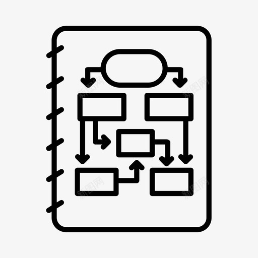 流程图计划策略图标svg_新图网 https://ixintu.com 工作流程 流程图 策略 计划