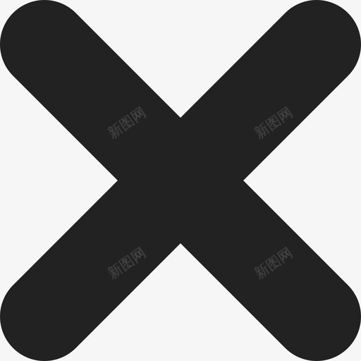 删除交叉垃圾箱图标svg_新图网 https://ixintu.com 交叉 删除 垃圾箱 用户界面 错误