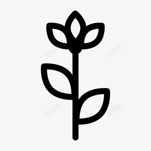 花复活节大自然图标svg_新图网 https://ixintu.com 复活节 大自然 春天 花 郁金香