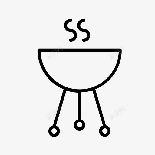 烧烤食物夏日图标svg_新图网 https://ixintu.com 夏日 烧烤 韦伯 食物