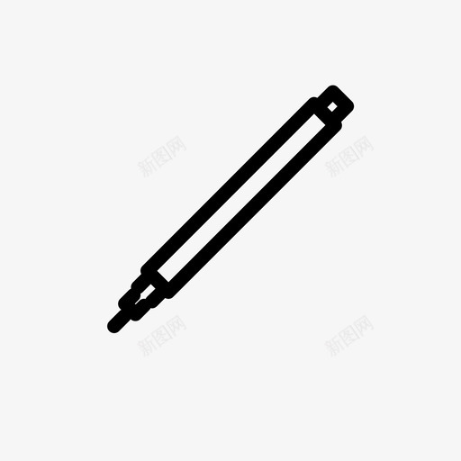 蜡笔画笔钢笔图标svg_新图网 https://ixintu.com 学校 教育 画笔 蜡笔 钢笔 铅笔