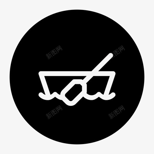 船海风帆图标svg_新图网 https://ixintu.com 海 海上生活差异线 船 风帆