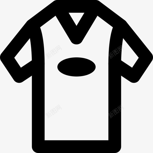 T恤服装时尚图标svg_新图网 https://ixintu.com T恤 时尚 时尚男士 时尚男士服装md轮廓 服装 男士