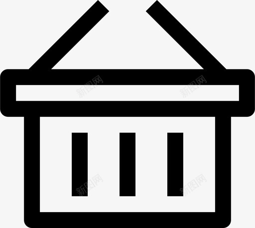 购物篮购买商店图标svg_新图网 https://ixintu.com 商店 材料图标购物 购买 购物篮