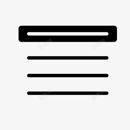 菜单顶部汉堡列表图标svg_新图网 https://ixintu.com 列表 汉堡 菜单顶部 选项