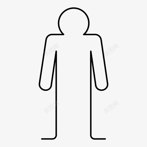 男卫生间图纸单线图标svg_新图网 https://ixintu.com 单线 单线图 卫生间 图纸 男卫生间