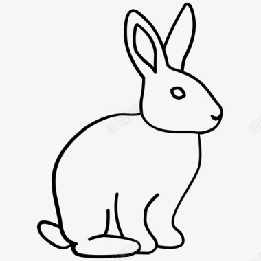 兔子巧克力复活节图标图标