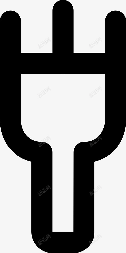 uk插头电缆连接器图标svg_新图网 https://ixintu.com smashicons连接器电缆md轮廓 uk插头 电缆 连接器