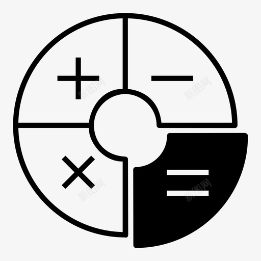 计算器计数数字计算器图标svg_新图网 https://ixintu.com 工具 数字计算器 比率 计数 计算器