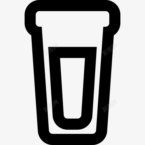 水玻璃轮廓食品通用接口图标svg_新图网 https://ixintu.com 水玻璃轮廓 通用接口 食品