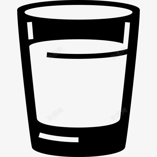 伏特加杯酒饮料图标svg_新图网 https://ixintu.com 伏特加杯 固体食物 酒 饮料