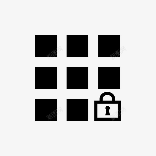 菜单设置锁定屏幕模式锁定图标svg_新图网 https://ixintu.com 模式锁定 模式锁定屏幕 菜单设置 解锁模式 锁定屏幕