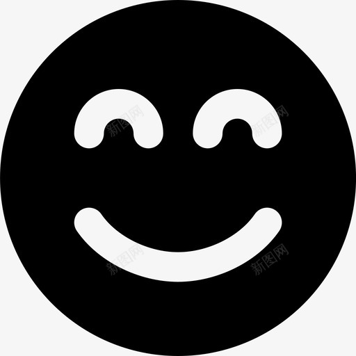 脸红表情符号表情图标svg_新图网 https://ixintu.com 漂亮图标表情2md纯色 脸 脸红 表情 表情符号