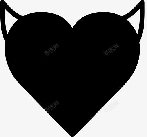 邪恶的心生活方式爱图标svg_新图网 https://ixintu.com 浪漫 爱 生活方式 粉碎图标浪漫生活方式2固体 邪恶的心