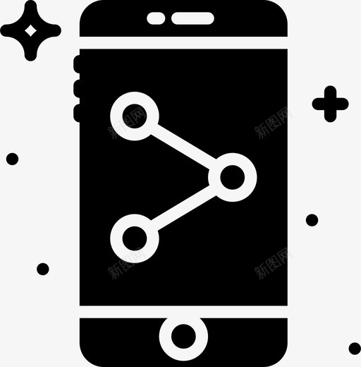 共享附件通信功能图标svg_新图网 https://ixintu.com smashicons移动功能实体 共享附件 功能 移动 通信