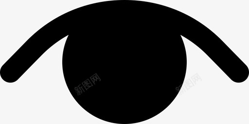 人眼脸视觉图标svg_新图网 https://ixintu.com 人眼 人眼mdsolid 脸 视觉