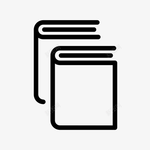 书籍教育阅读图标svg_新图网 https://ixintu.com 书籍 学校 教育 阅读