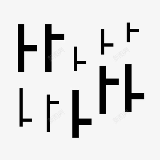 高低图图表图形图标svg_新图网 https://ixintu.com 图形 图表 网格 高低 高低图