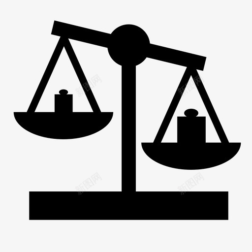 规模平衡偏见图标svg_新图网 https://ixintu.com 不平等 偏见 平衡 规模