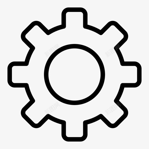 设置按钮应用程序装备图标svg_新图网 https://ixintu.com 应用程序 界面 移动游戏界面 装备 设置按钮 选项